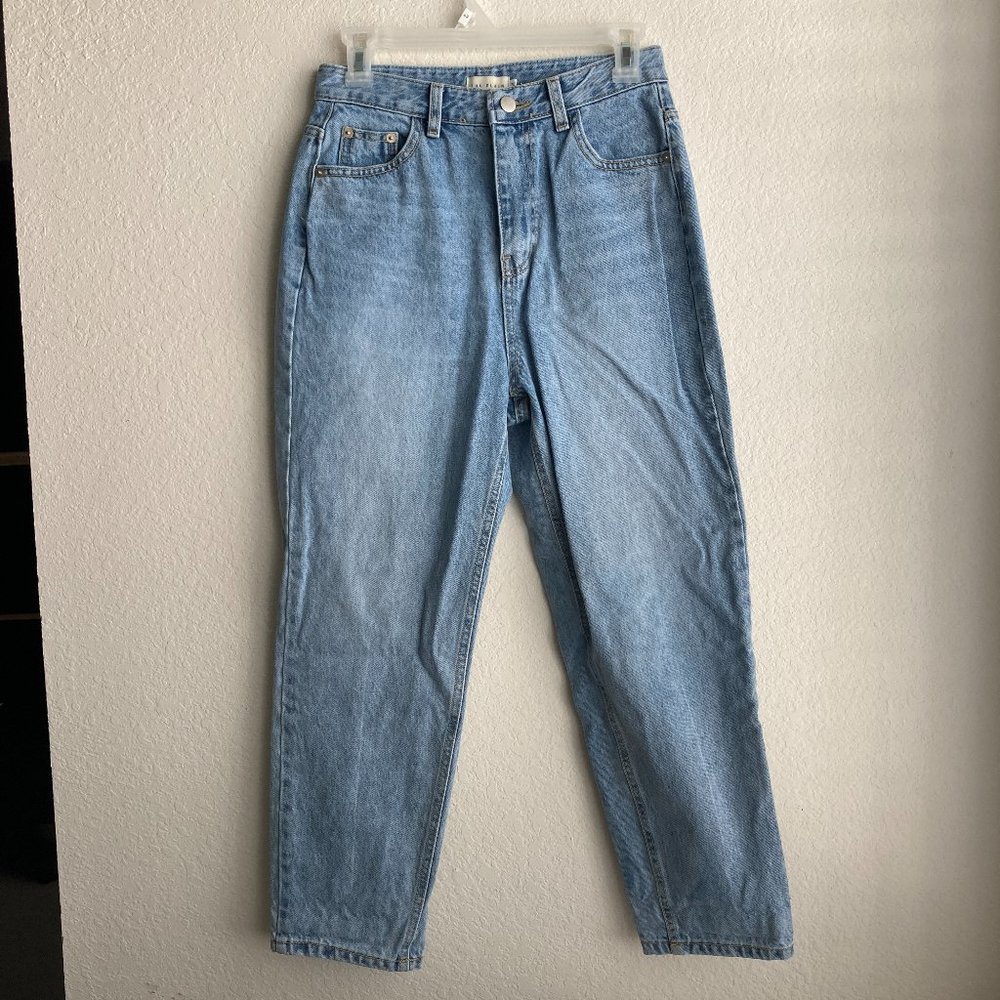 Stylenanda High-Waist Tapered Mom Jeans